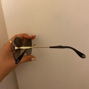 Givenchy aviator sunglasses, used one or two scratches